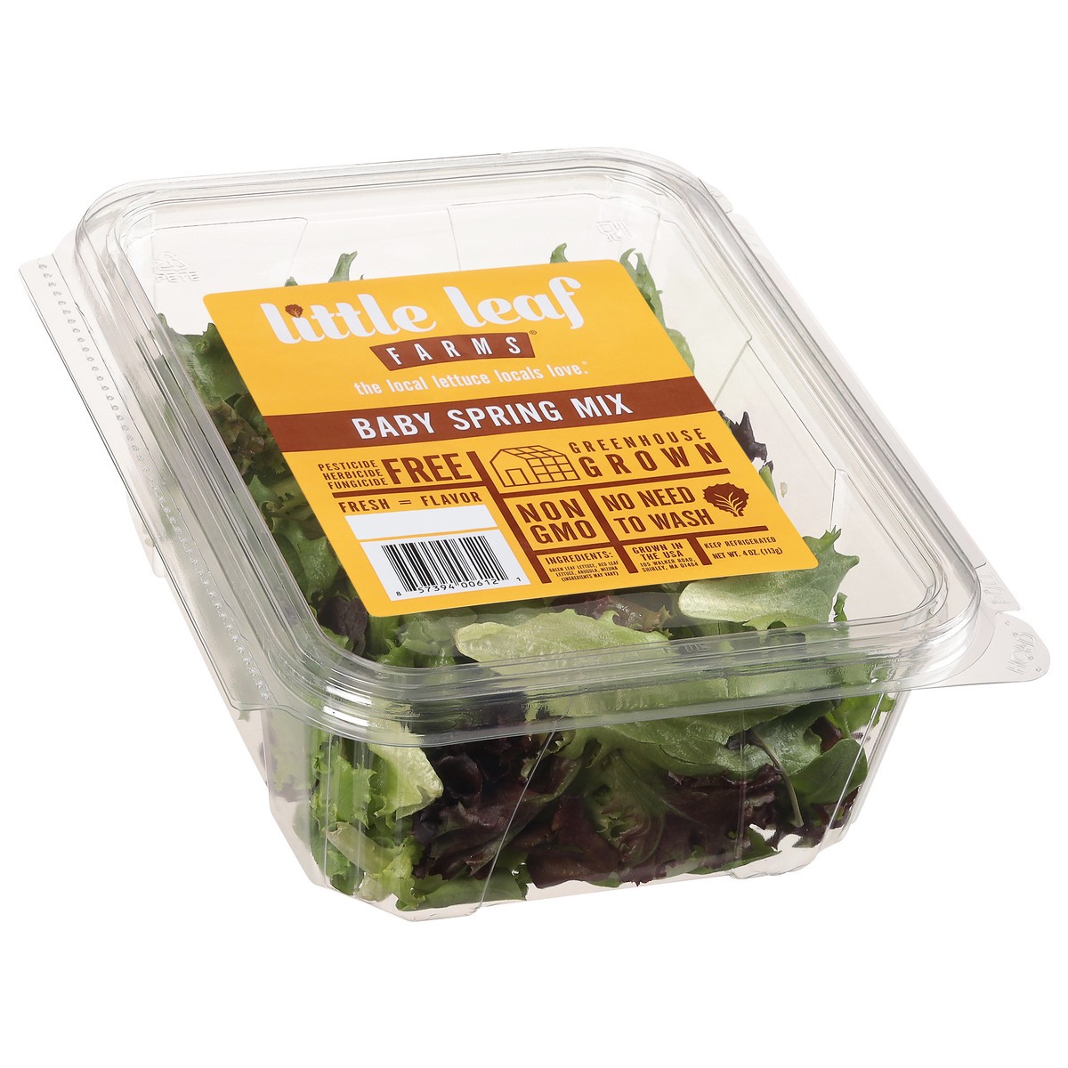 slide 8 of 10, Little Leaf Farms Baby Spring Mix Lettuce 4 oz, 4 oz