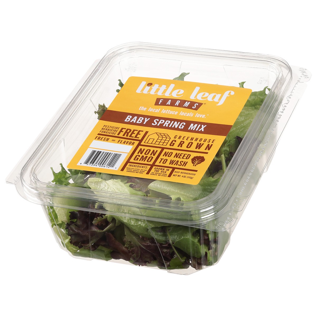 slide 6 of 10, Little Leaf Farms Baby Spring Mix Lettuce 4 oz, 4 oz