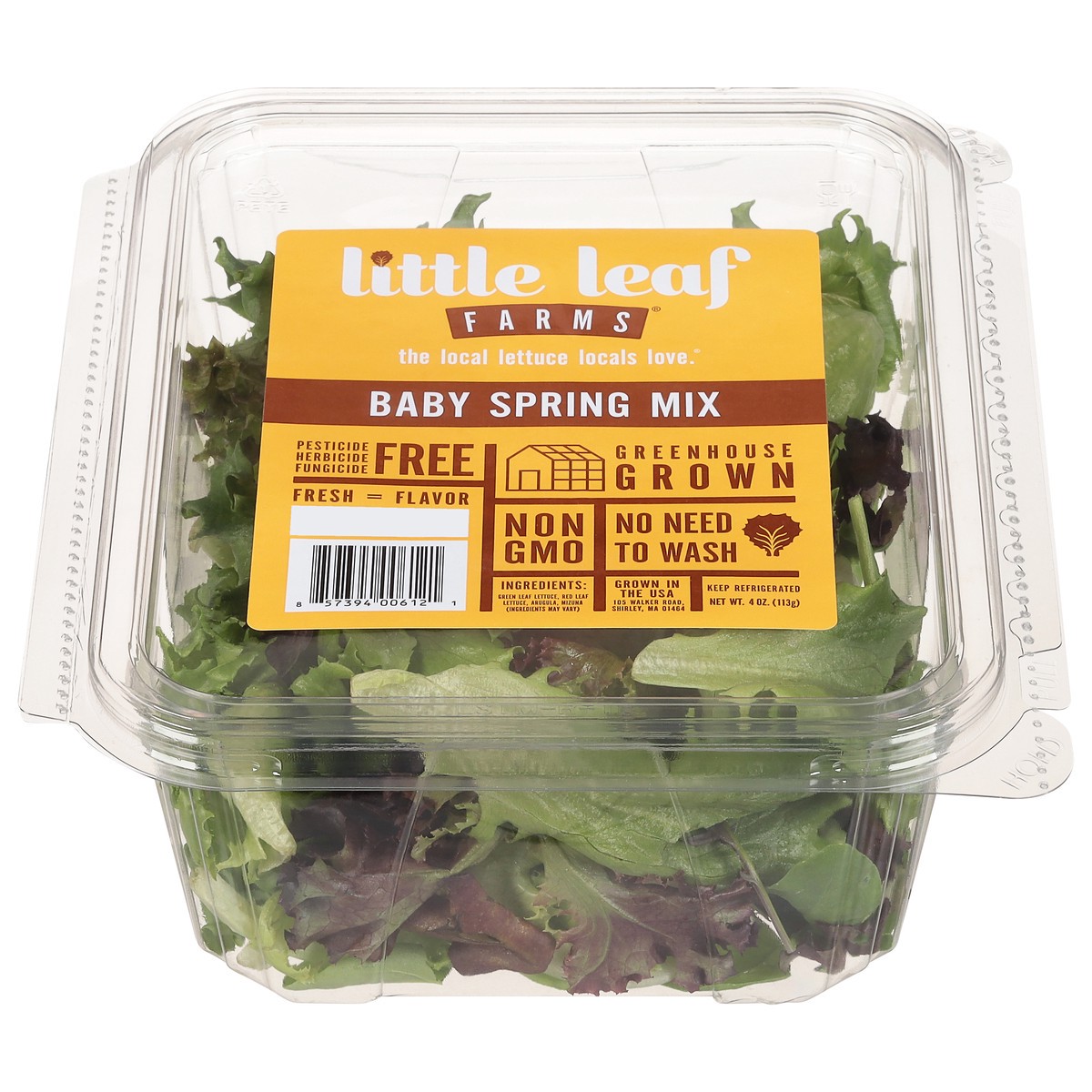 slide 5 of 10, Little Leaf Farms Baby Spring Mix Lettuce 4 oz, 4 oz