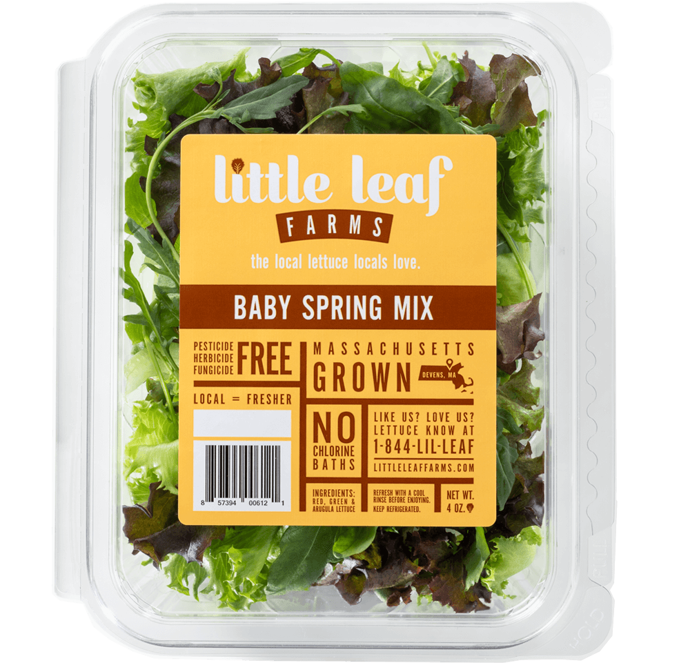 slide 1 of 10, Little Leaf Farms Baby Spring Mix Lettuce 4 oz, 4 oz