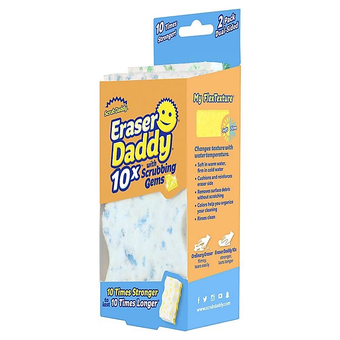 Scrub Daddy Eraser Daddy Cleaning Sponges 2 ct