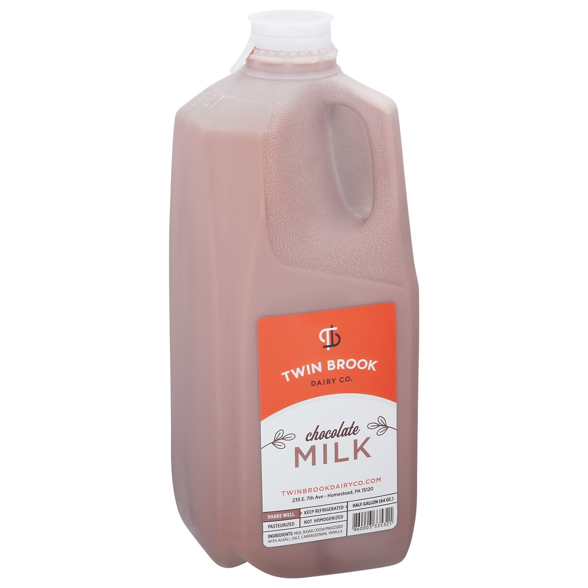 slide 7 of 12, Twin Brook Dairy Co. Milk, Chocolate, 64 oz