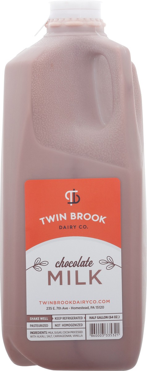 slide 12 of 12, Twin Brook Dairy Co. Milk, Chocolate, 64 oz