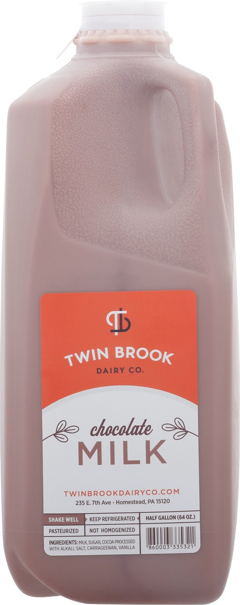 slide 4 of 12, Twin Brook Dairy Co. Milk, Chocolate, 64 oz