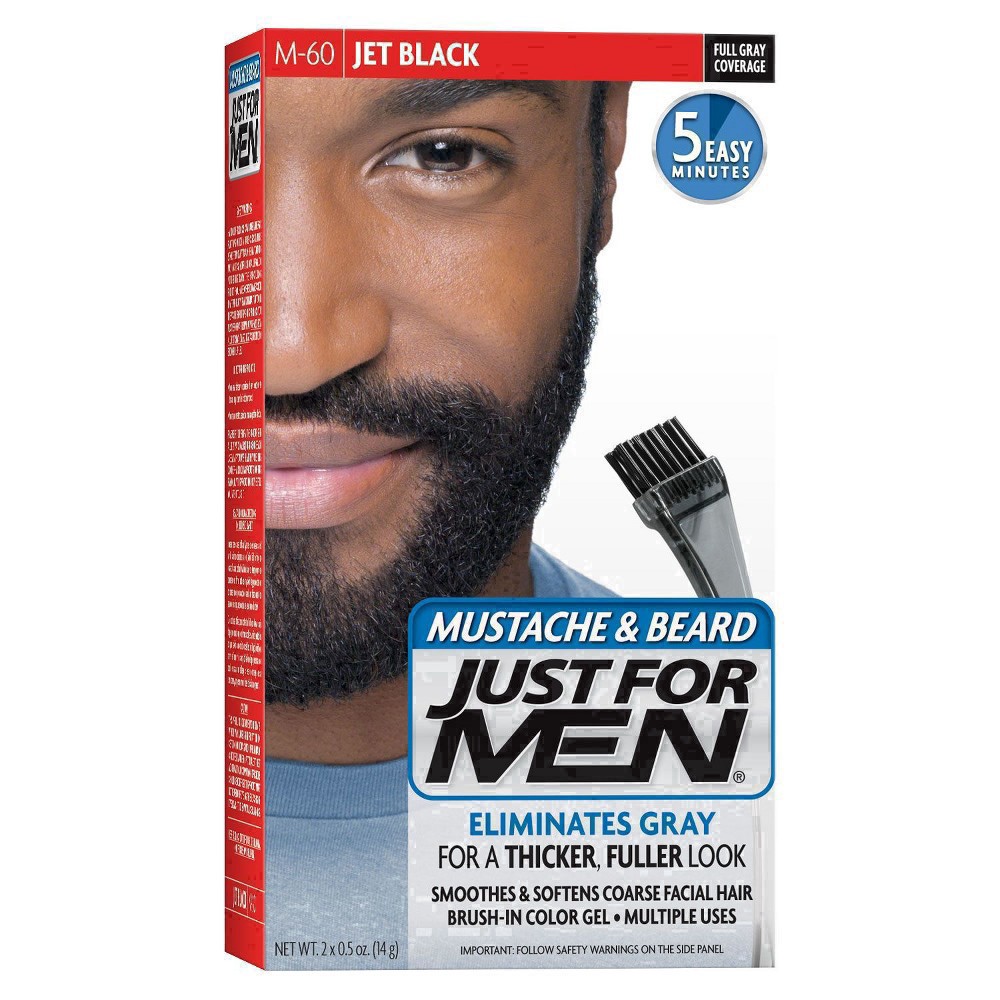 slide 94 of 114, Just for Men Jet Black Mustache/Beard Color, 1 ct