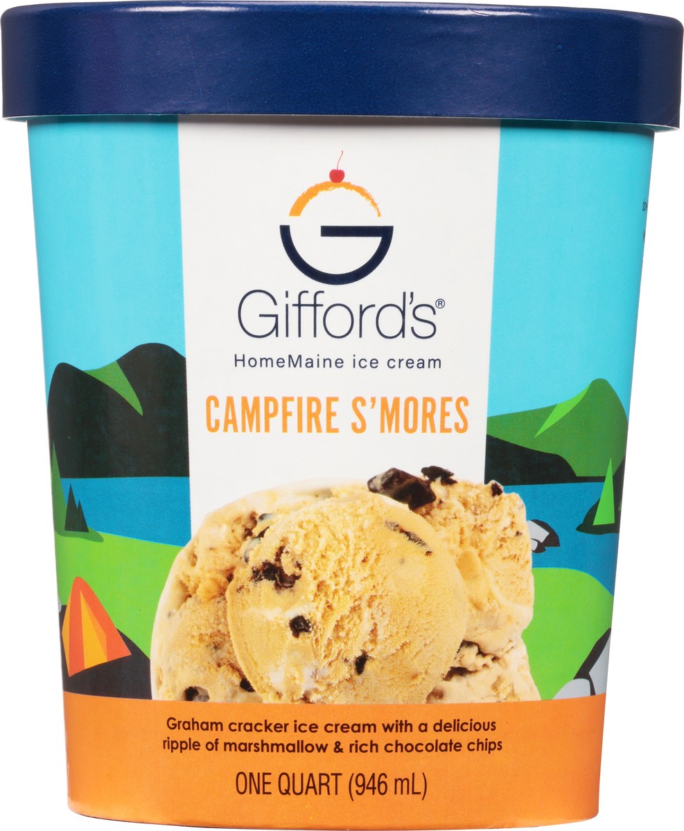 slide 1 of 3, Gifford's Ice Cream Campfire S'Mores, 32 oz