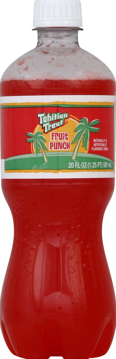 slide 3 of 5, Tahitian Treat Soda, Fruit Punch - 20 oz, 20 oz