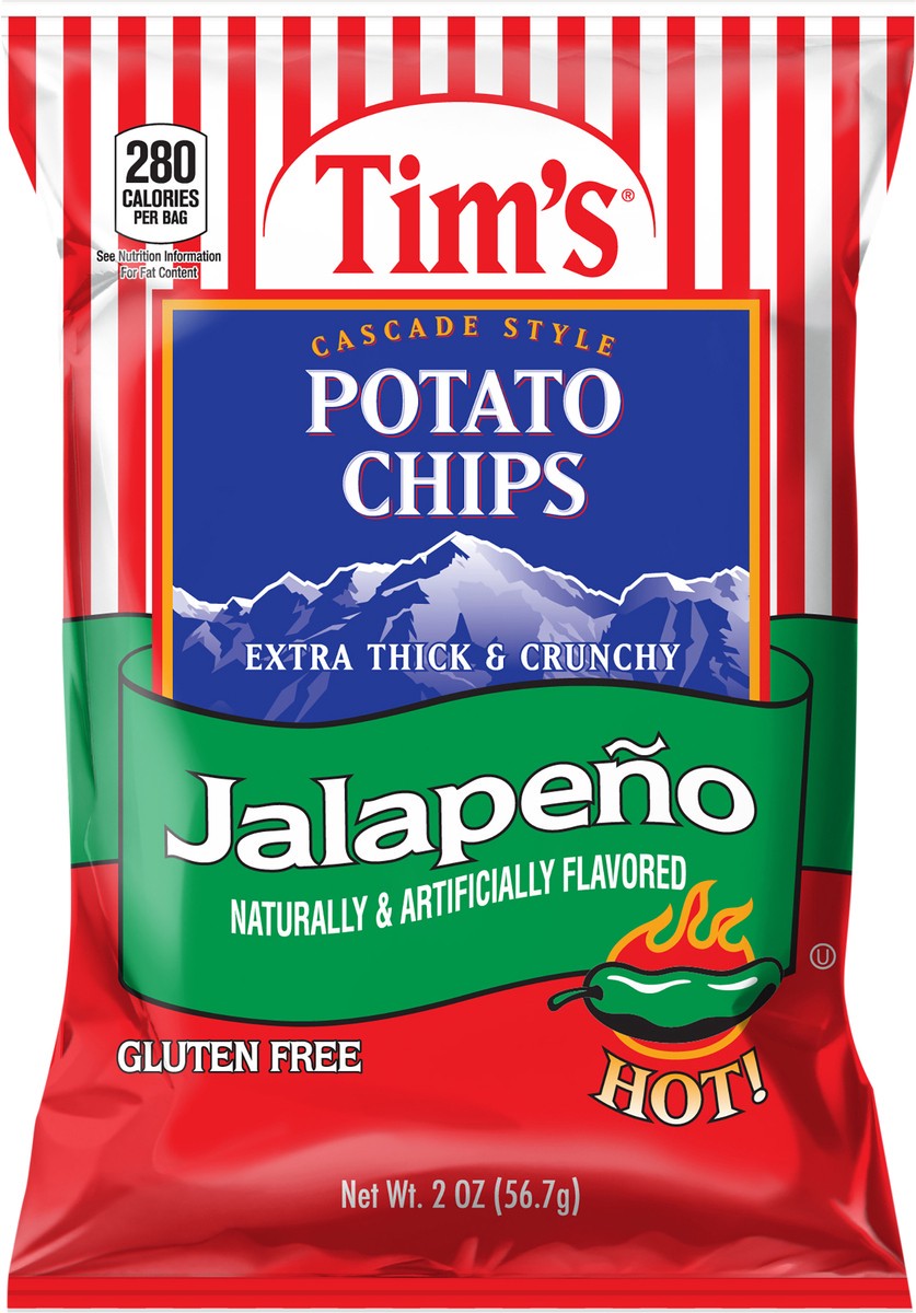 slide 5 of 11, Tim's 2 oz Tims Jalapeno Kettle Chip, 2 oz