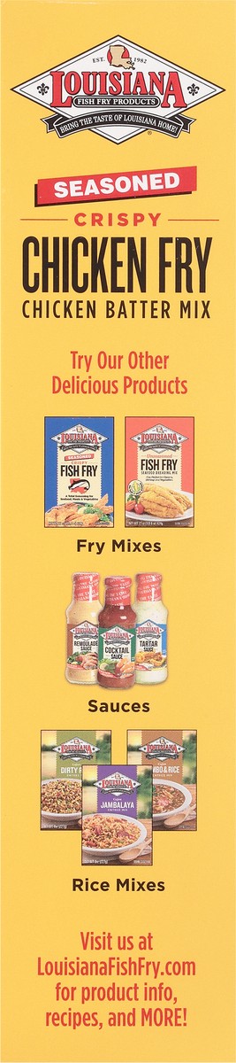 slide 7 of 9, Louisiana Fish Fry Products Original Recipe Seasoned Chicken Fry Chicken Batter Mix 22 oz, 22 oz