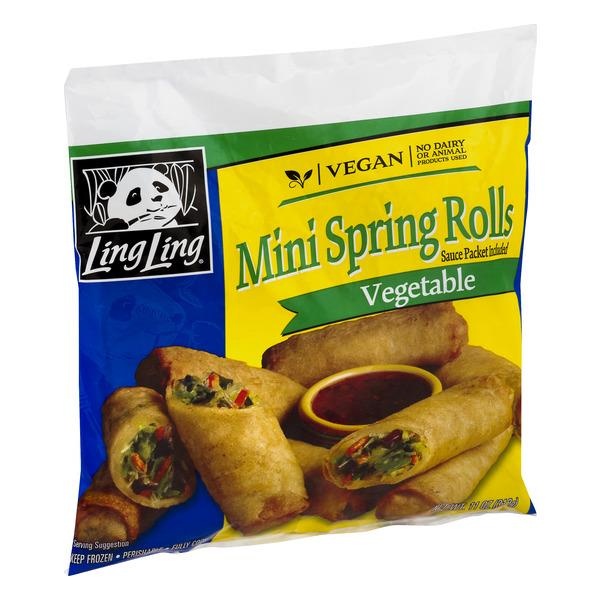 slide 1 of 1, Ling Ling Spring Rolls Vegetable, 11 oz