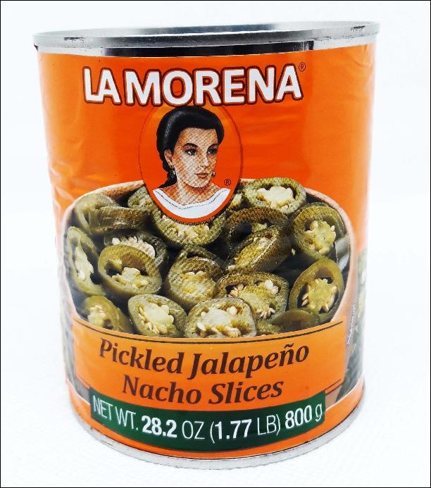 slide 1 of 1, La Morena Morena Jalapeno Nacho Sliced, 28.2 oz