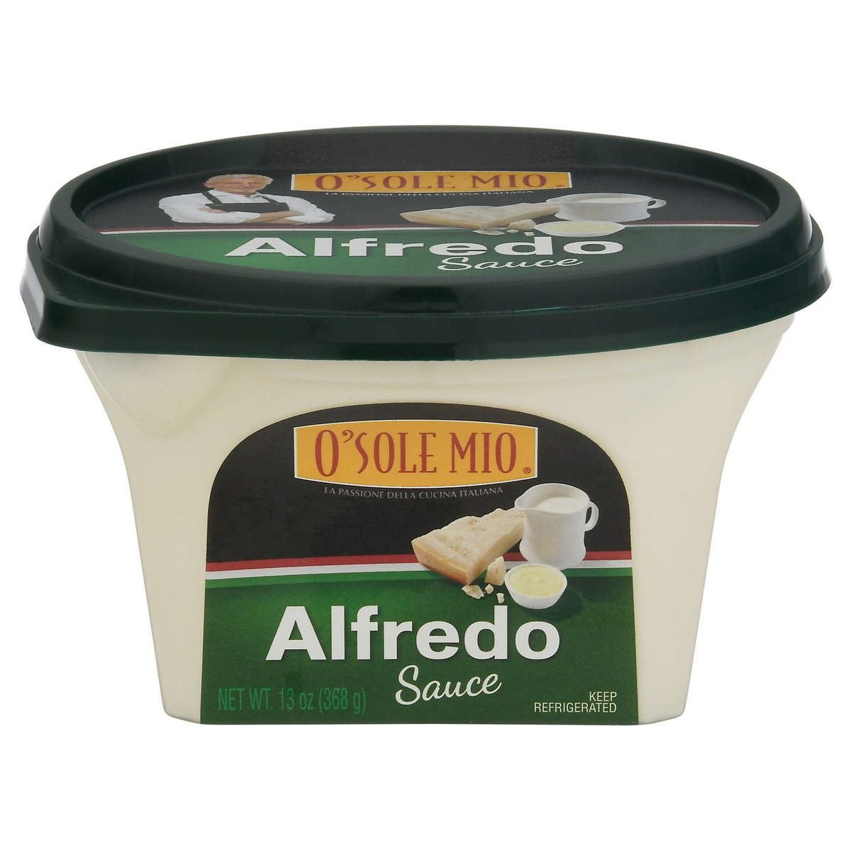slide 1 of 1, O Sole Mio Pasta Sauce Alfredo Authentic Creamy Sauce - 13 Oz, 