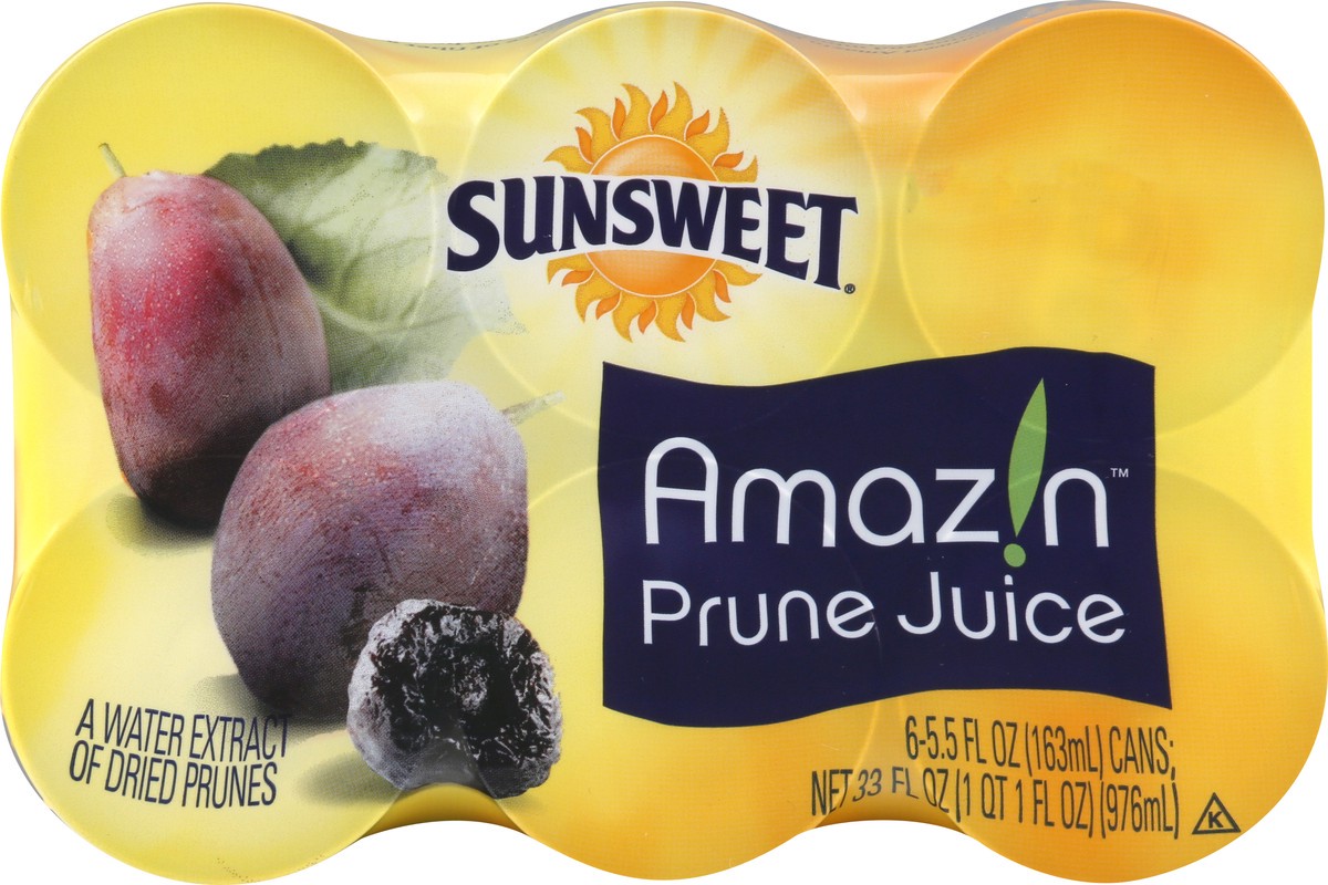 slide 3 of 13, Sunsweet Pulp Prune Juice 100% 6Pk, 33 fl oz