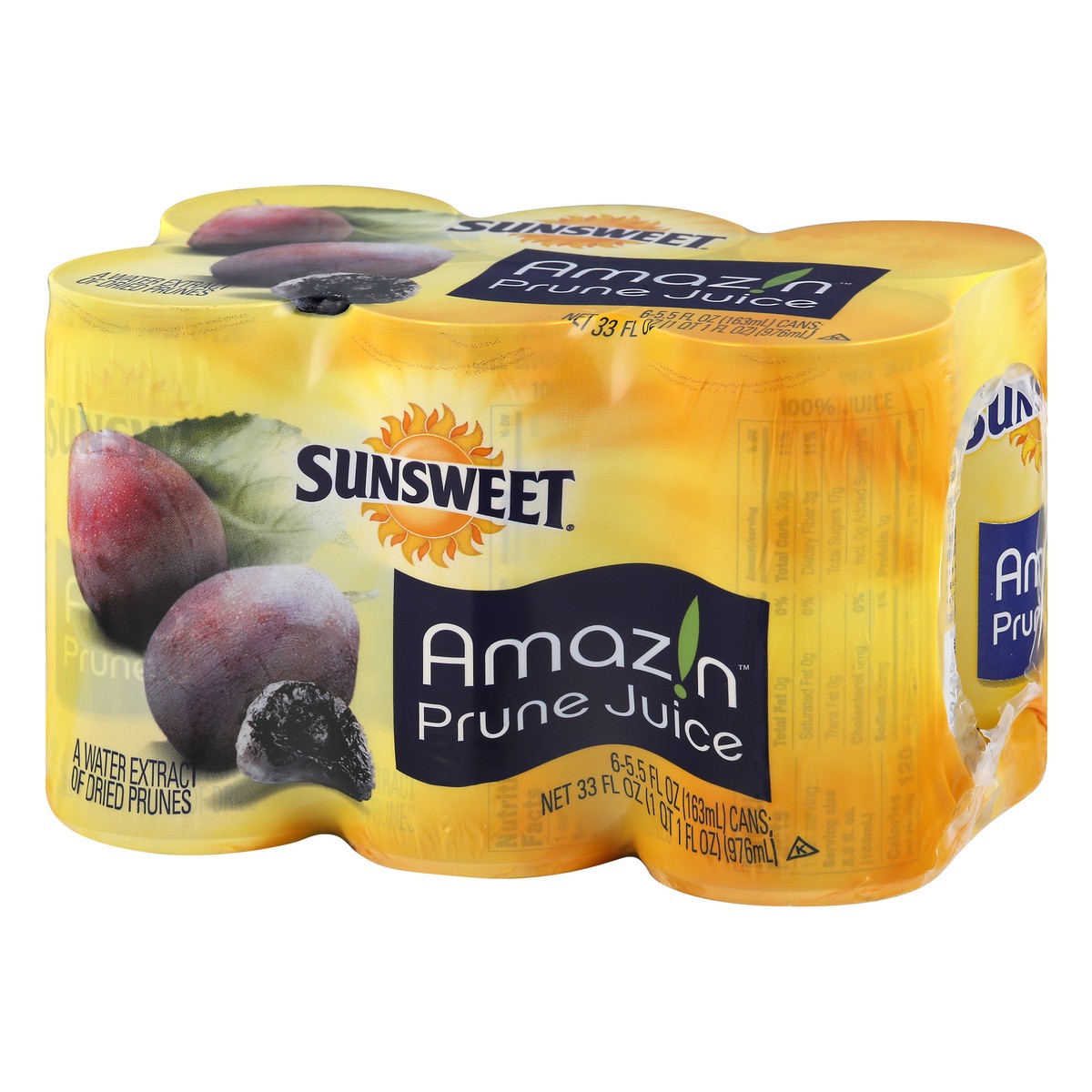 slide 6 of 13, Sunsweet Pulp Prune Juice 100% 6Pk, 33 fl oz