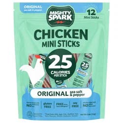Mighty Spark® Original Sea Salt & Pepper Chicken Mini Sticks