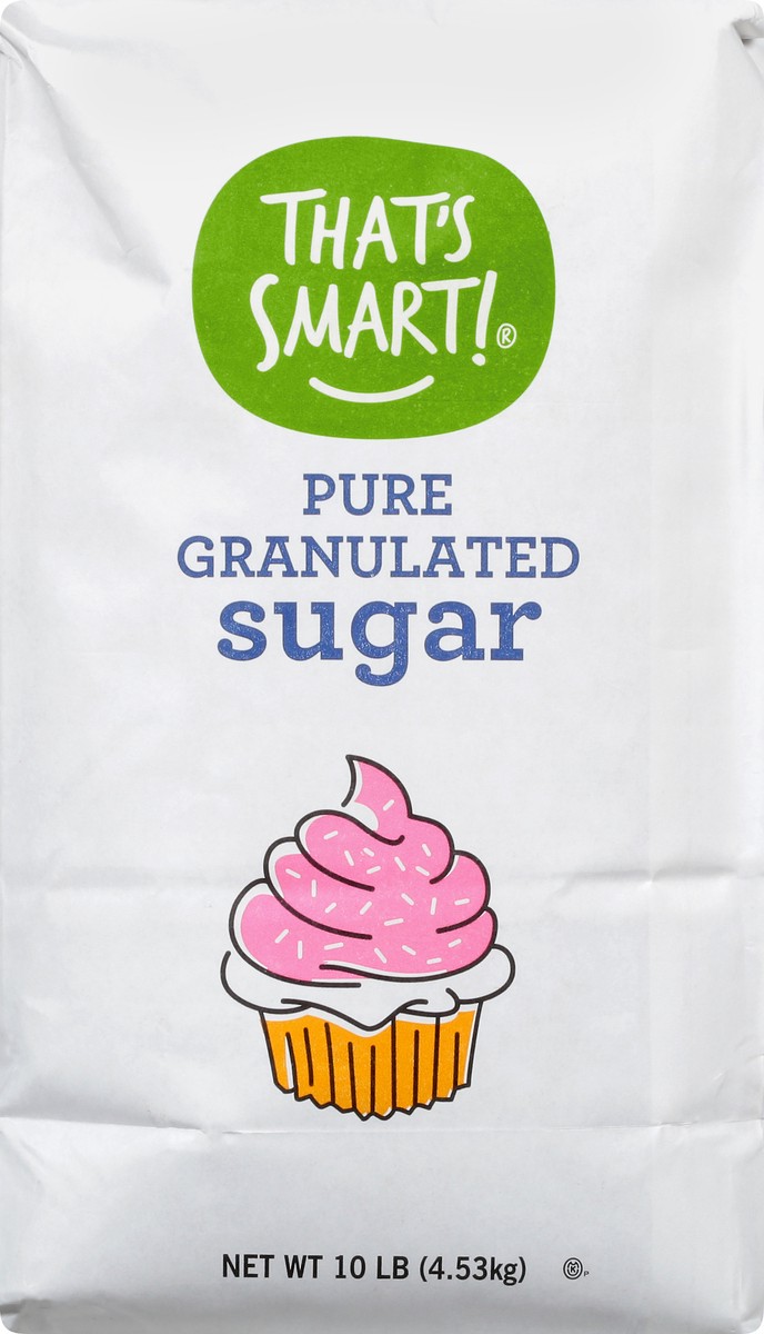 slide 11 of 14, That's Smart! Pure Granulated Sugar 10 lb, 10 lb