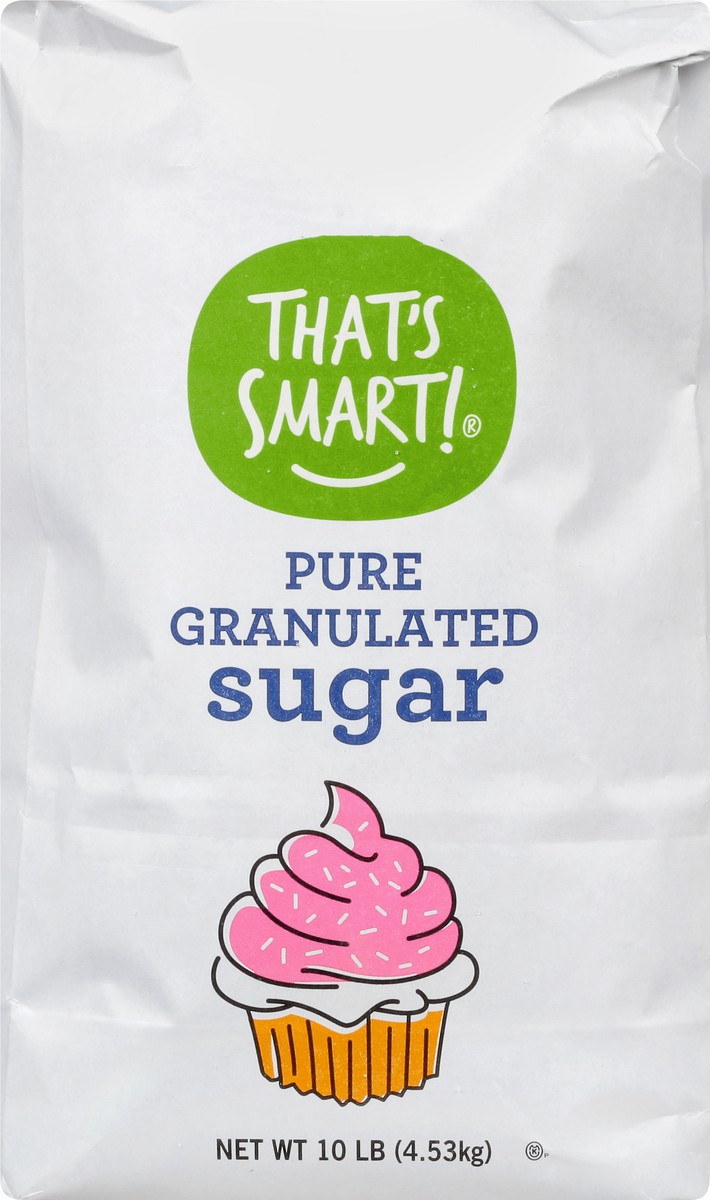 slide 4 of 14, That's Smart! Pure Granulated Sugar 10 lb, 10 lb