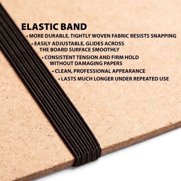 slide 4 of 6, Officemate® Artist Sketch Board With Elastic Band, 13-1/4 x 13-1/4"", Brown, 100% Recycled, 1 ct