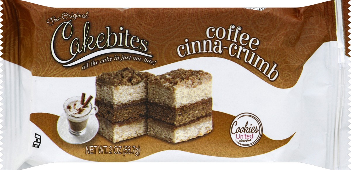 slide 5 of 5, Cookies United Coffee Cakebite Cinna Crumb, 2 oz