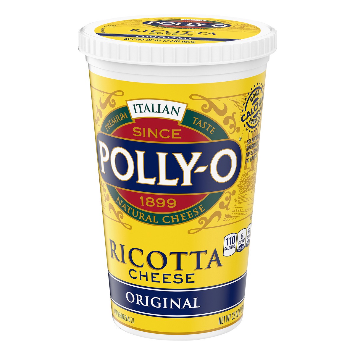 slide 2 of 10, Polly-O Original Ricotta Cheese, 32 oz Tub, 32 oz