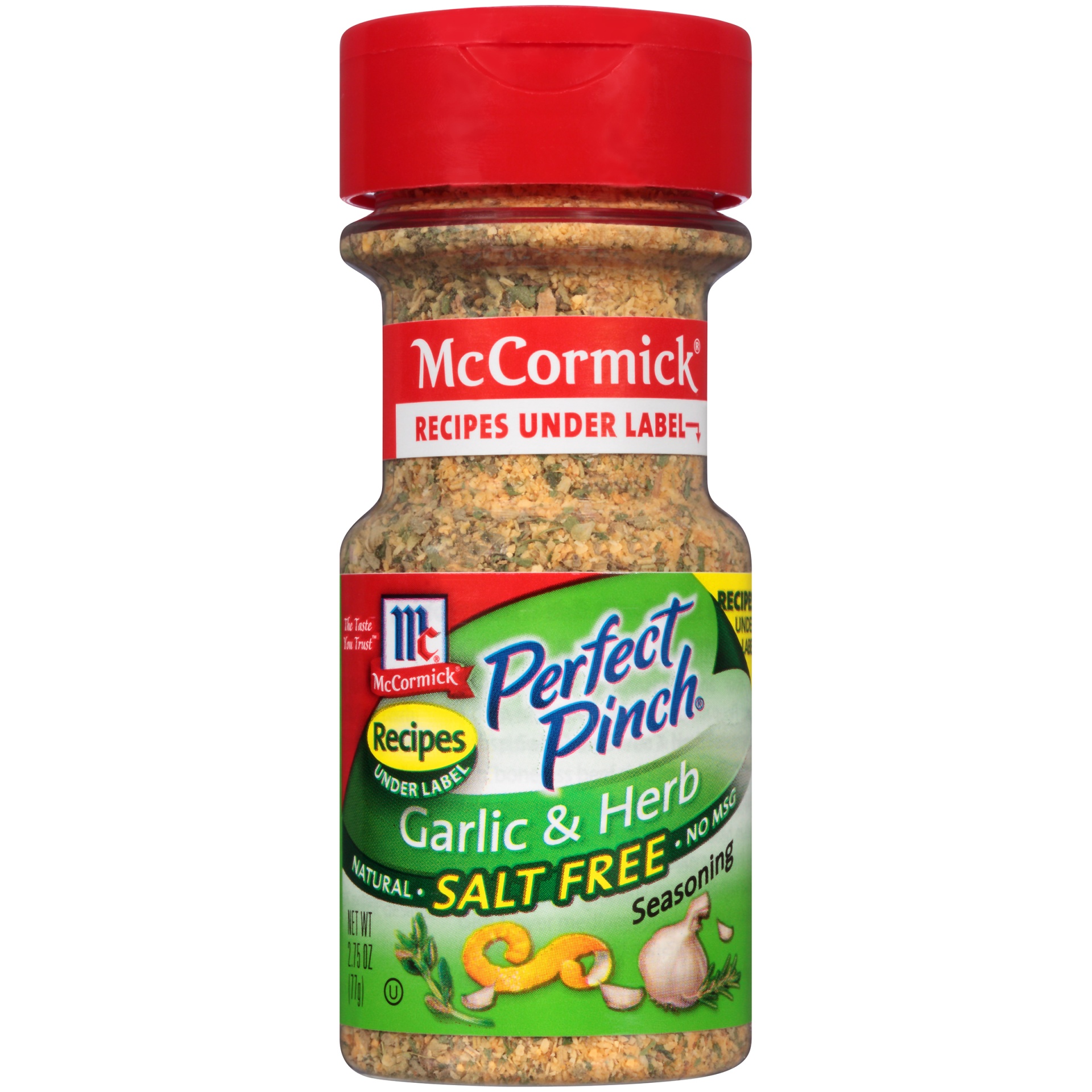 slide 1 of 2, McCormick Perfect Pinch Garlic & Herb Salt Free Seasoning, 2.75 oz