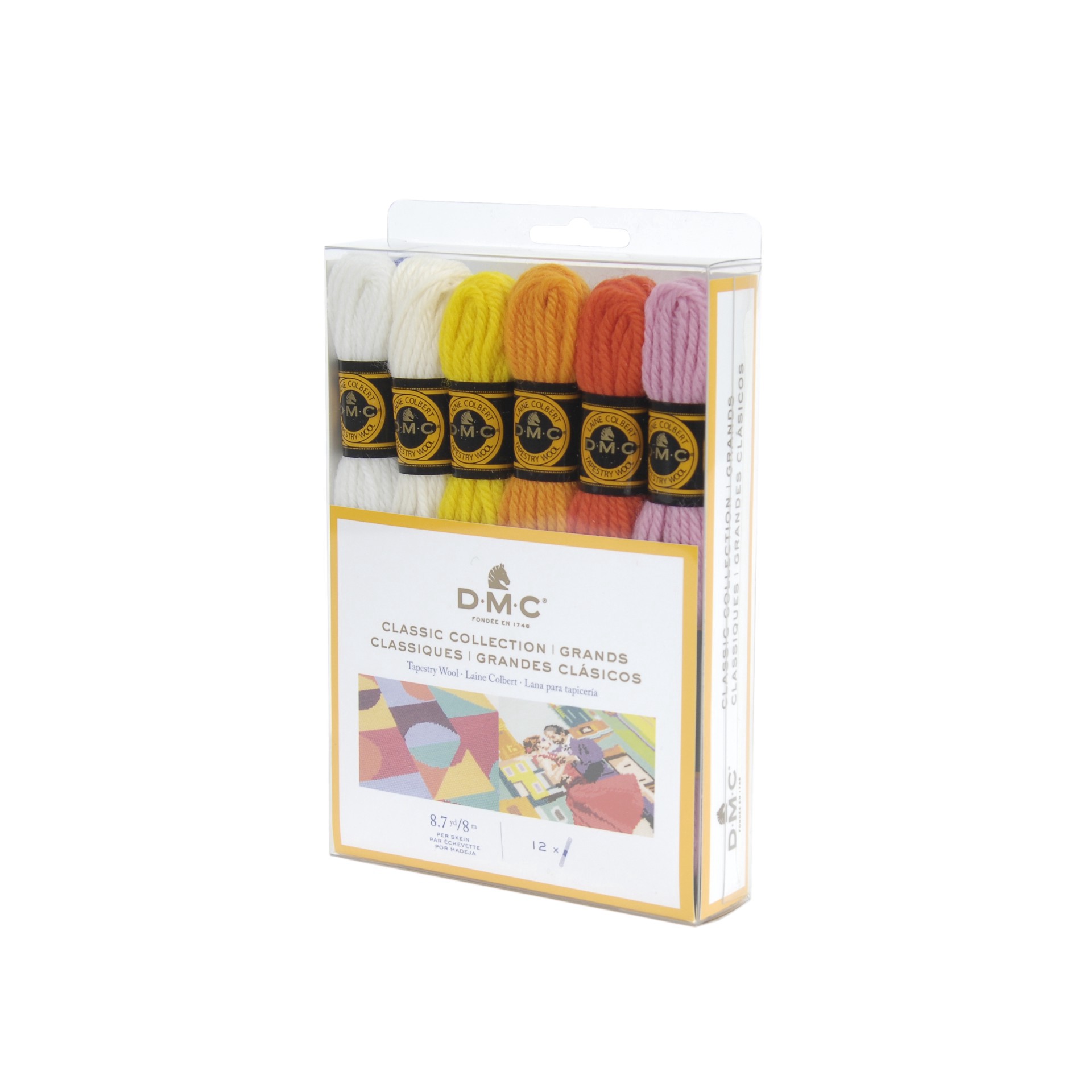 slide 2 of 5, Dmc Classic Collection Tapestry Wool Pack, 8.7 yd