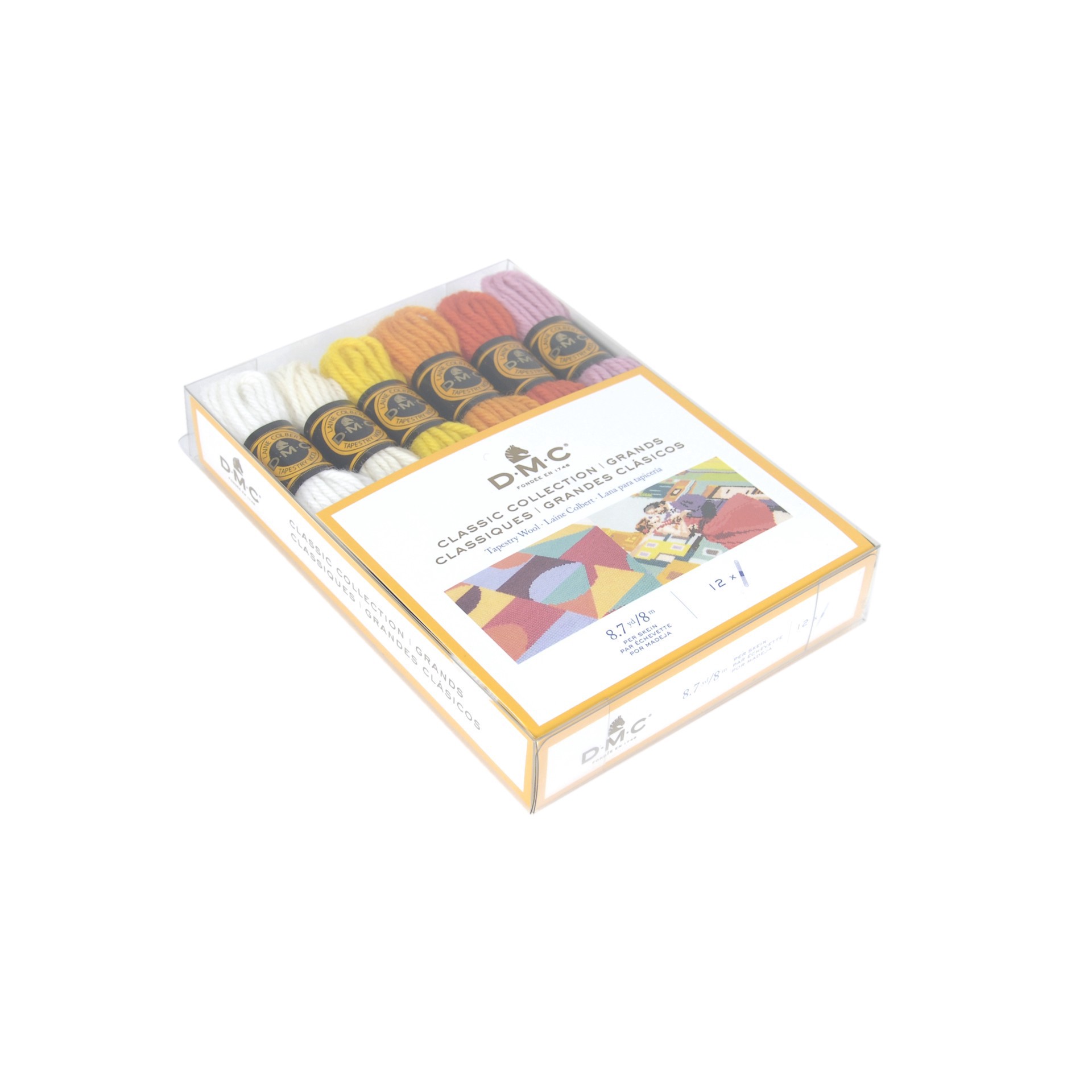 slide 3 of 5, Dmc Classic Collection Tapestry Wool Pack, 8.7 yd