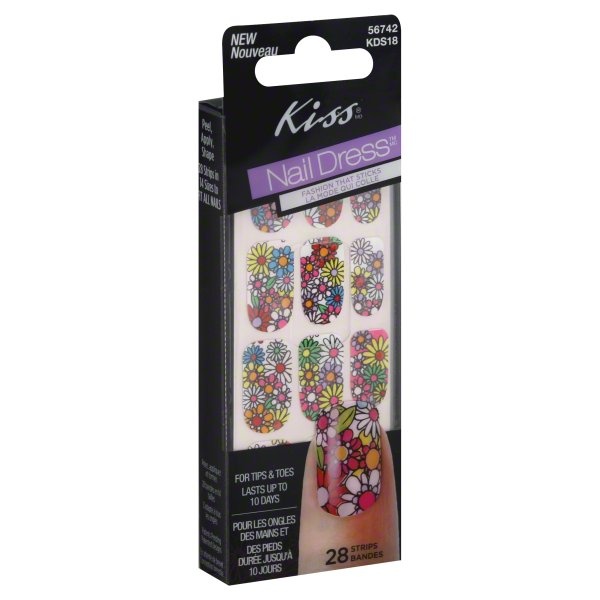 slide 1 of 1, Kiss Nails 28 ea, 28 ct