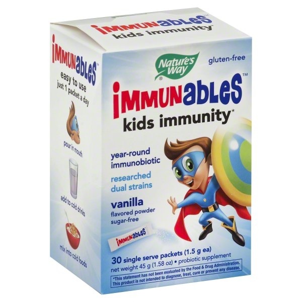 slide 1 of 1, Nature's Way Immunables Vanilla Kids Immunity, 30 ct