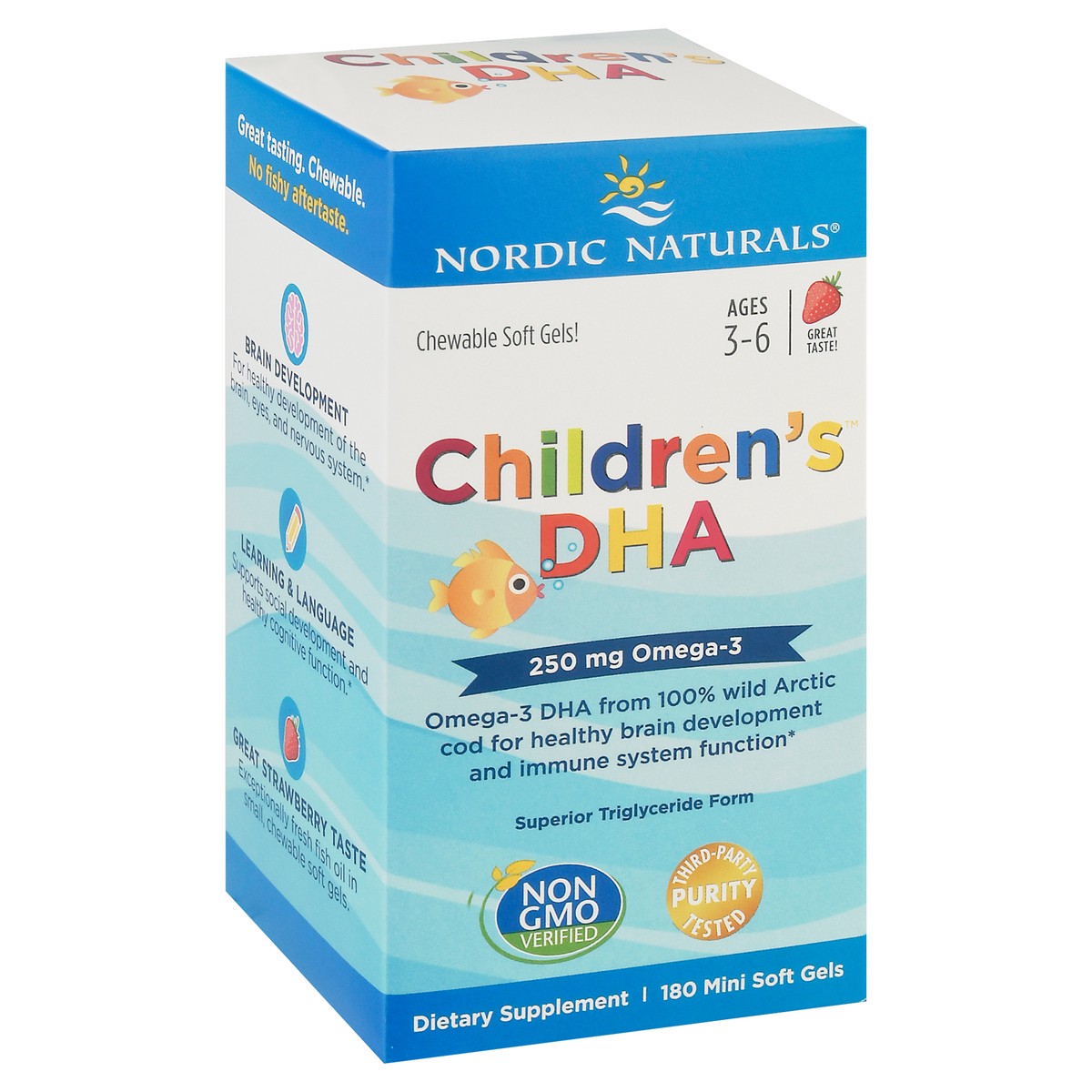 slide 7 of 9, Nordic Naturals Children's Dha Omega-3, 180 ct