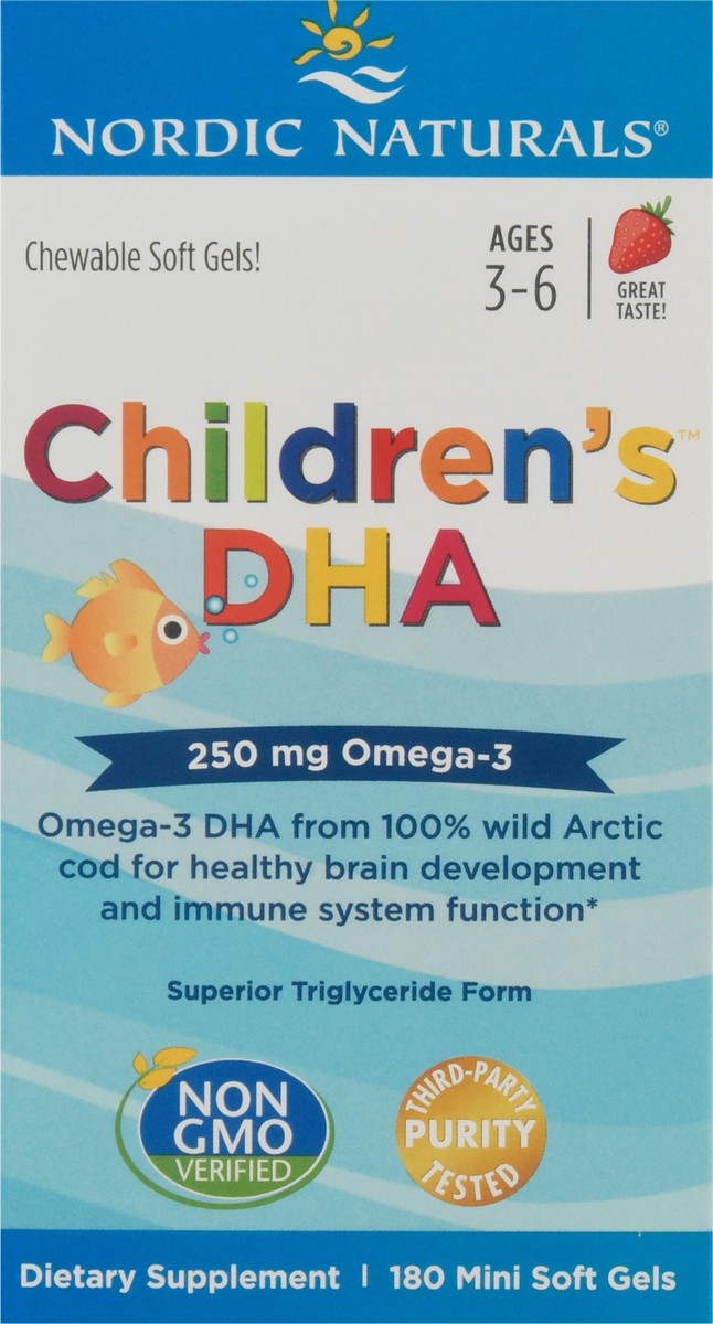 slide 8 of 9, Nordic Naturals Children's Dha Omega-3, 180 ct