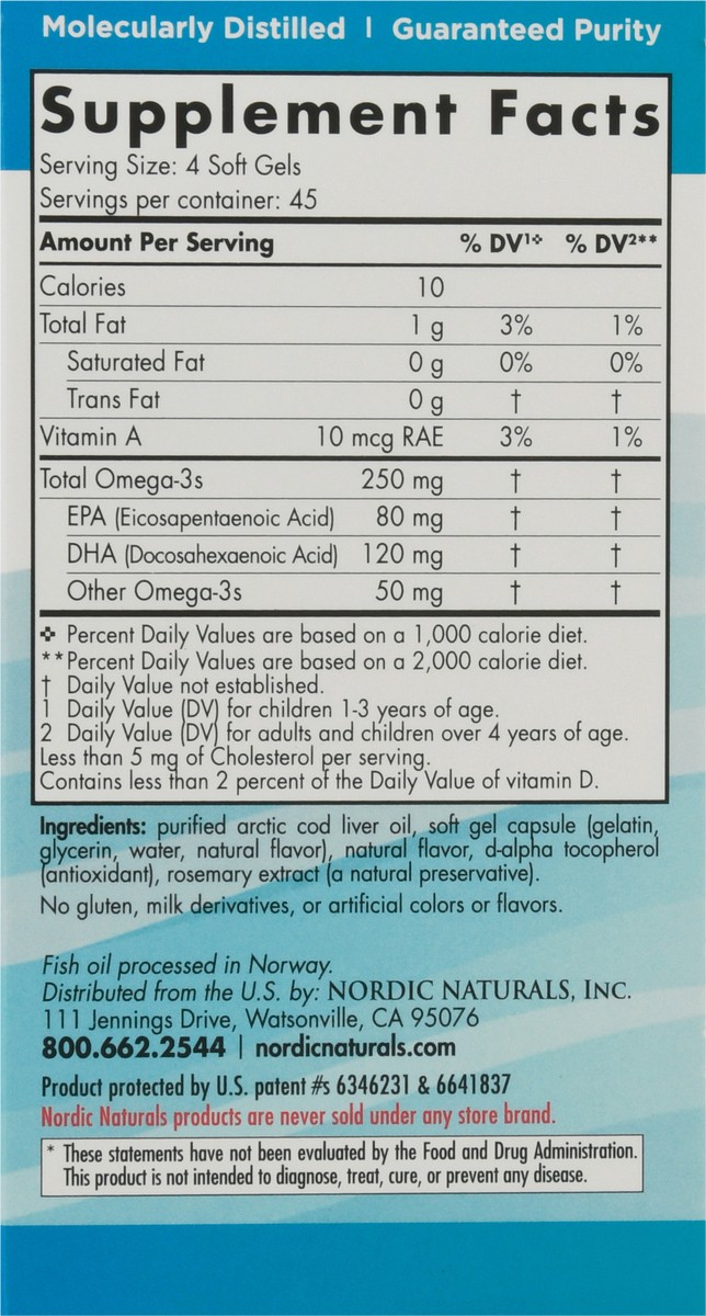 slide 4 of 9, Nordic Naturals Children's Dha Omega-3, 180 ct