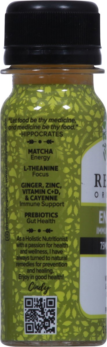 slide 6 of 14, Remedy Organics Organics Immunity + Energy Energize 2 fl oz, 2 oz