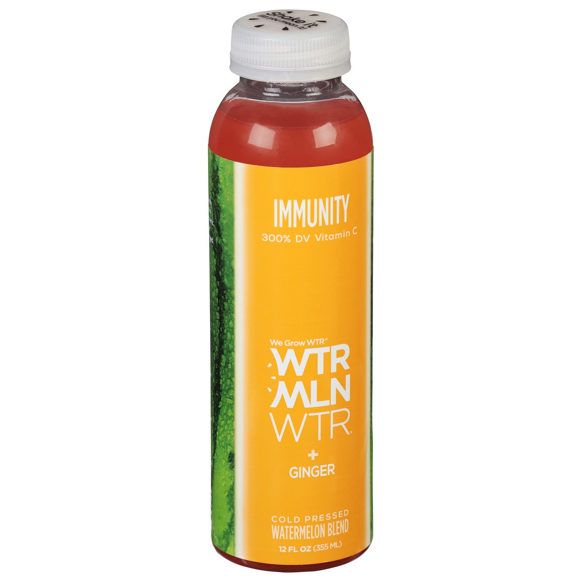 slide 2 of 9, WTRMLN WTR Immunity Ginger Watermelon Blend 12 fl oz, 12 fl oz