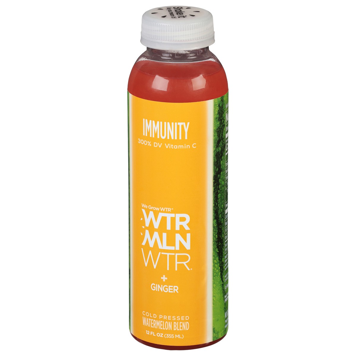 slide 3 of 9, WTRMLN WTR Immunity Ginger Watermelon Blend 12 fl oz, 12 fl oz