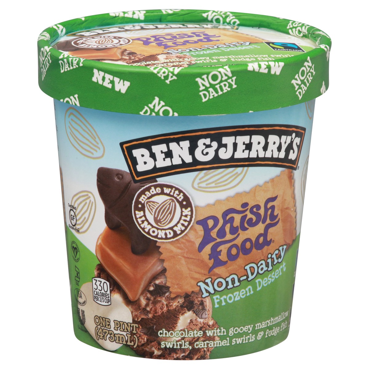 slide 3 of 9, Ben & Jerry's Non-Dairy Phish Food Frozen Dessert, 16 oz, 16 oz