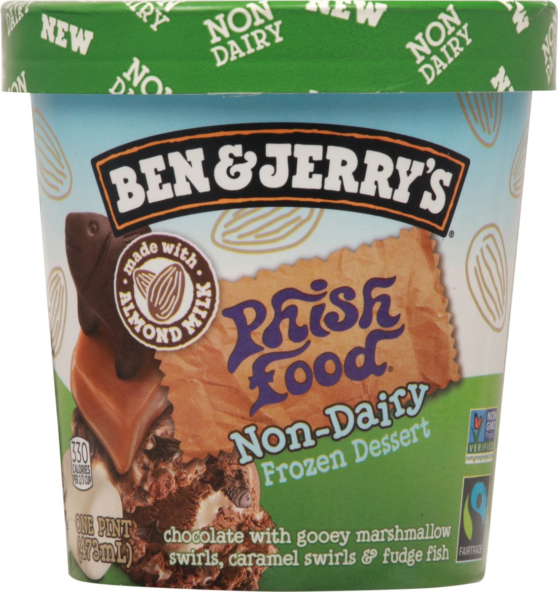 slide 6 of 9, Ben & Jerry's Non-Dairy Phish Food Frozen Dessert, 16 oz, 16 oz