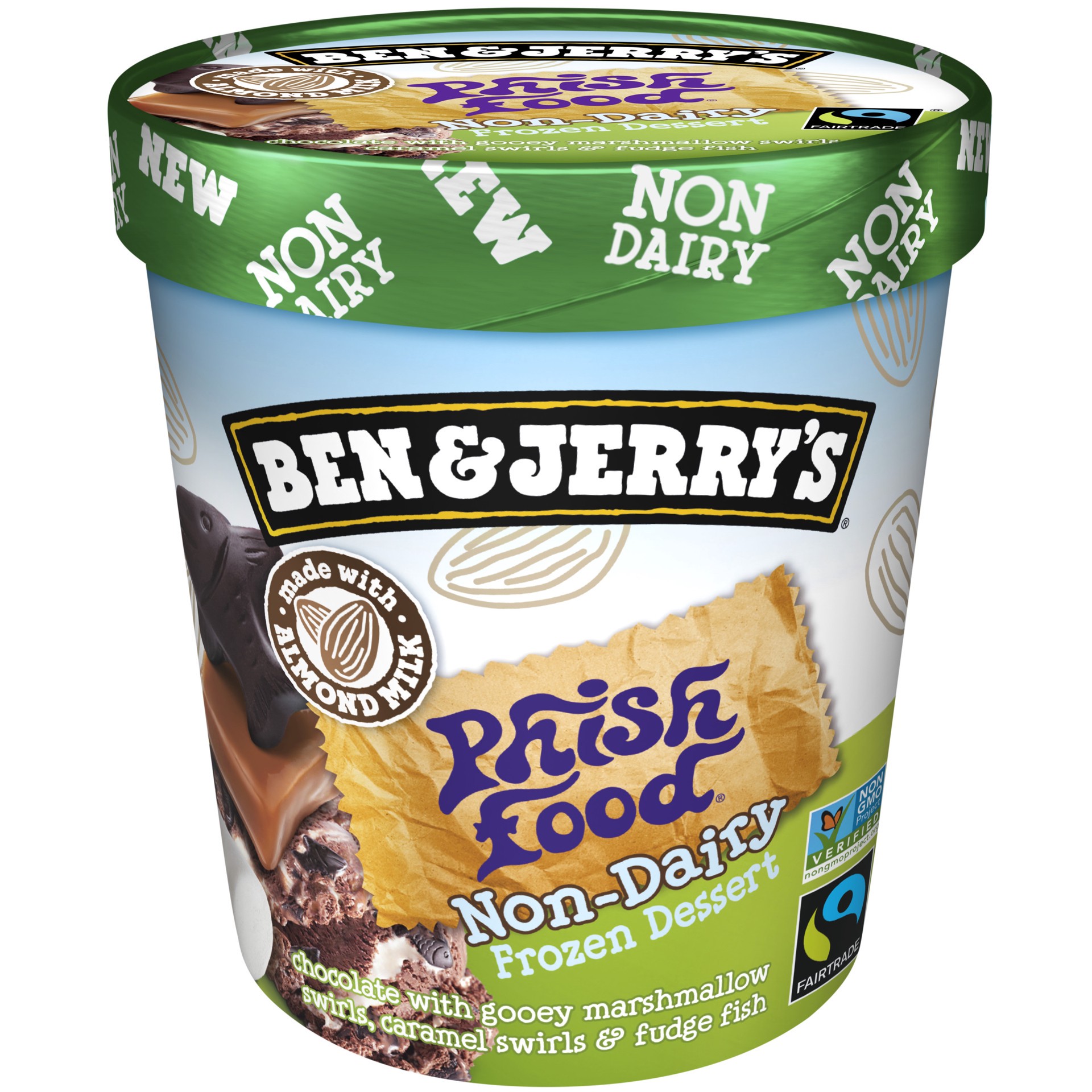 slide 1 of 9, Ben & Jerry's Non-Dairy Phish Food Frozen Dessert, 16 oz, 16 oz