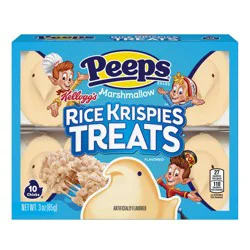 Peeps Kellogg's Rice Krispies Treats Flavored Marshmallow 3 oz