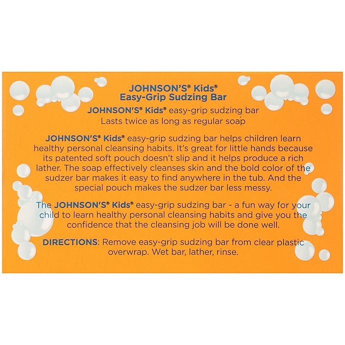 Johnson's Kids Sudzing Bars It is very popular