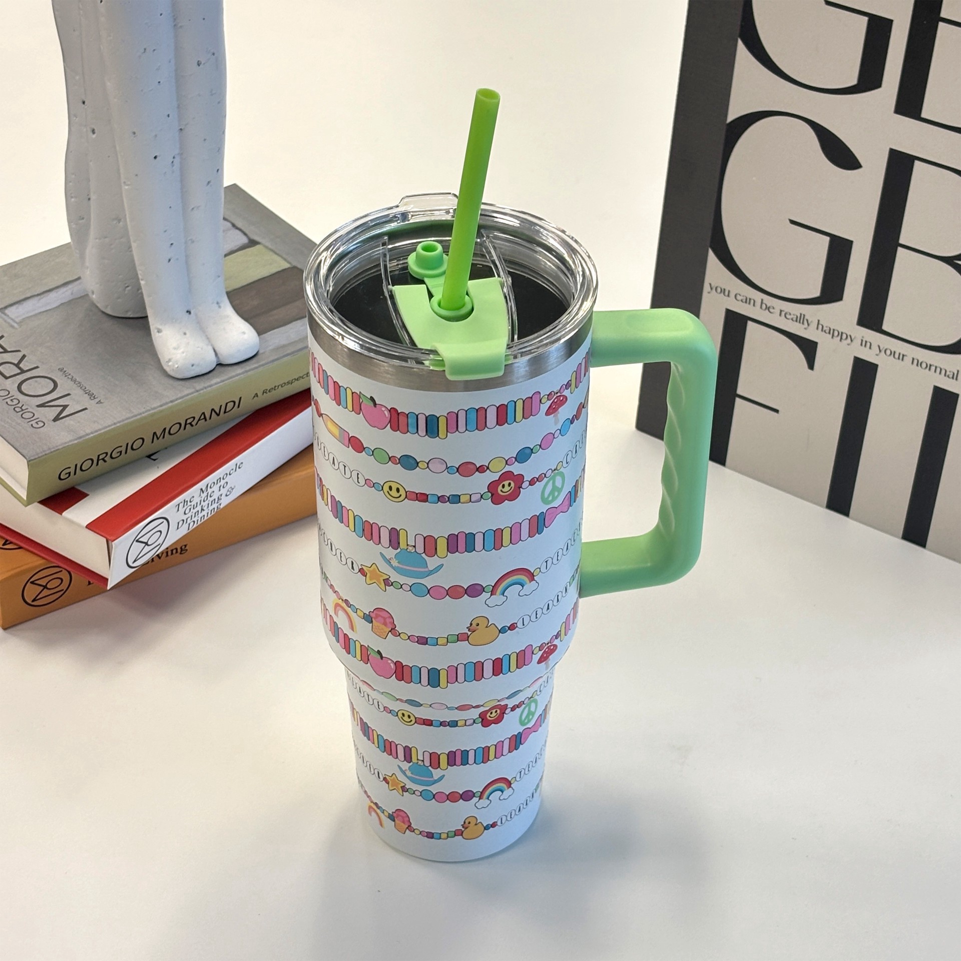 slide 4 of 4, 40oz. Friendship Bracelet Stainless Steel Insulated Tumbler By Ashland, 40 oz