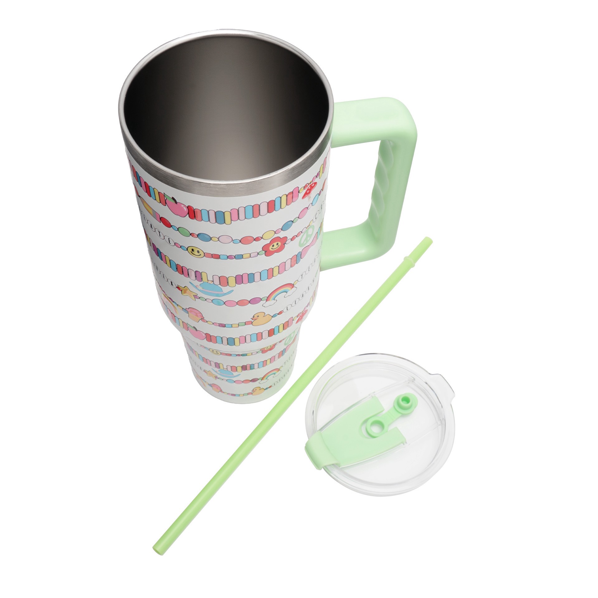 slide 2 of 4, 40oz. Friendship Bracelet Stainless Steel Insulated Tumbler By Ashland, 40 oz