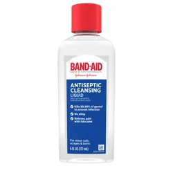 BAND-AIDBrand Pain Relieving Antiseptic Cleansing Liquid, 6 fl. Oz