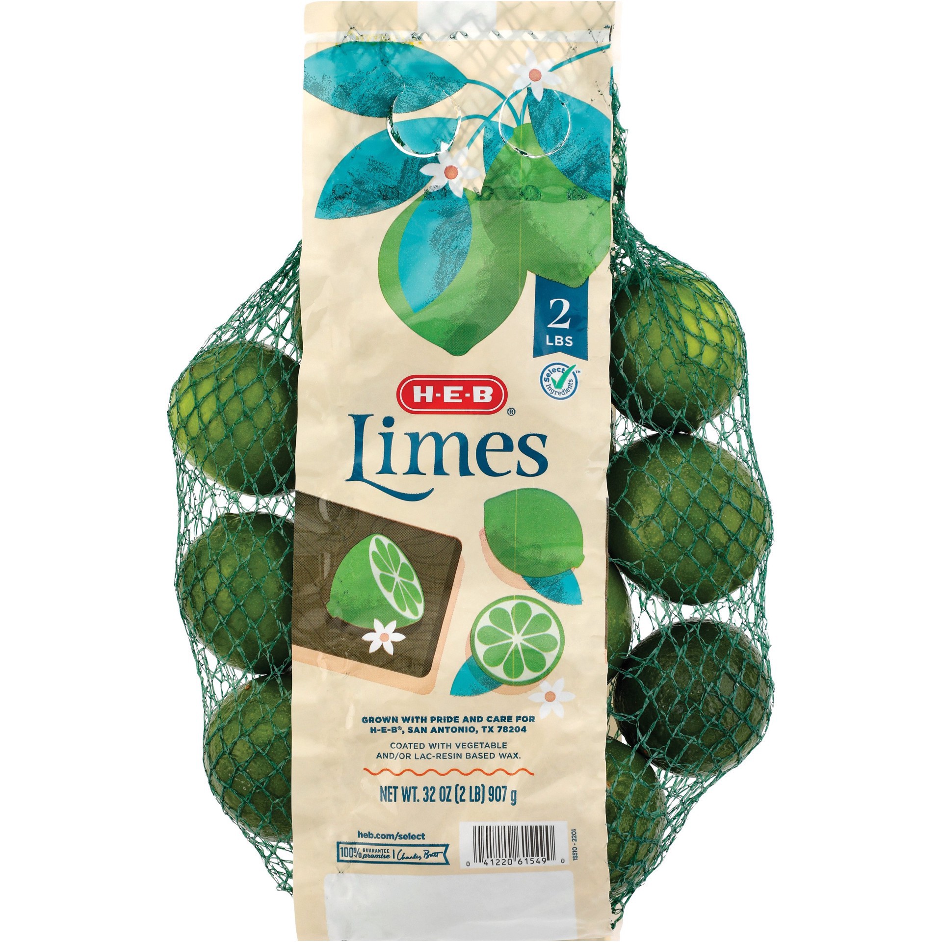slide 1 of 1, H-E-B Limes, 2 lb
