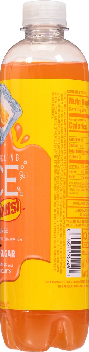 slide 3 of 12, Sparkling ICE STARBURST Orange - 17 fl oz, 17 fl oz