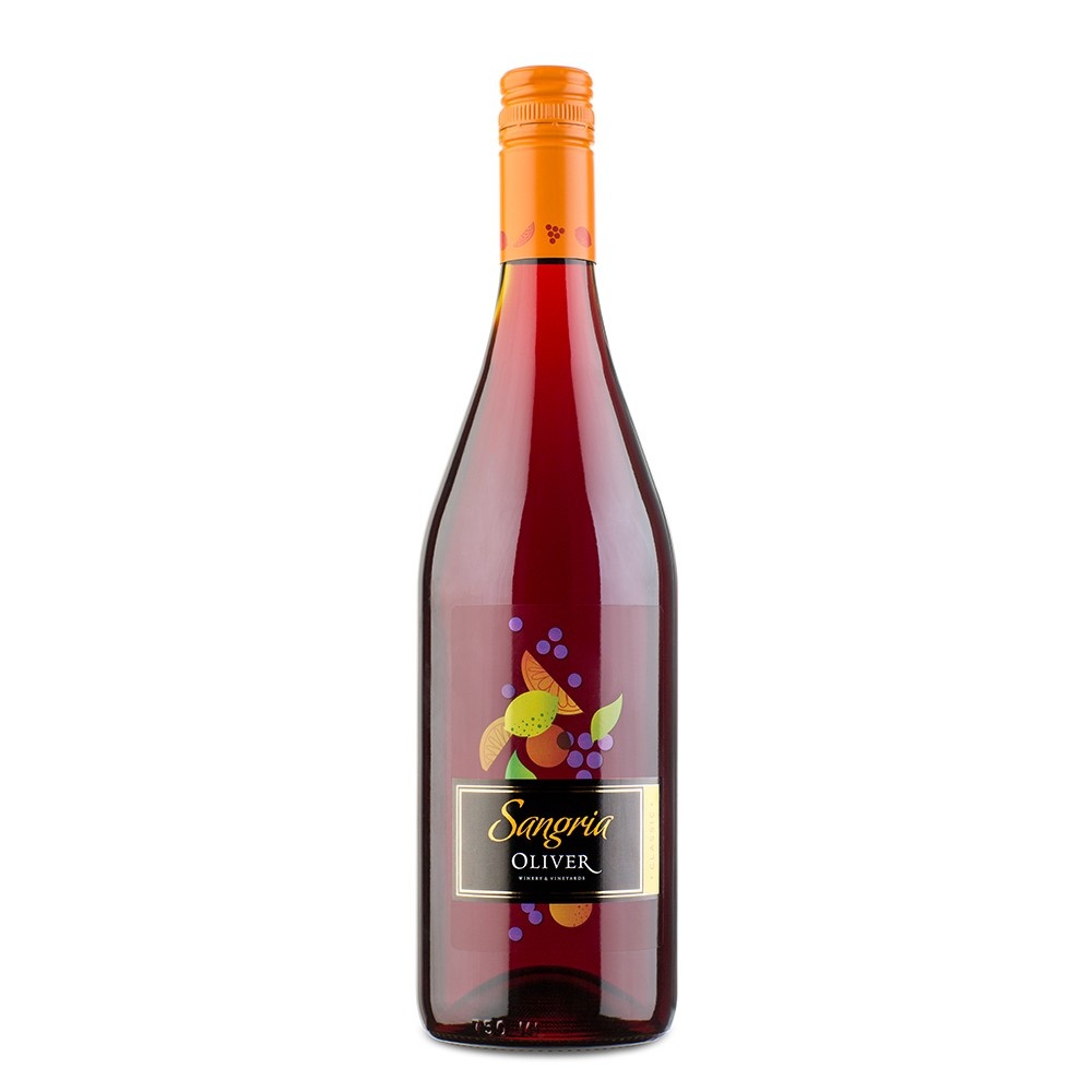 slide 1 of 5, Oliver Sangria Wine, 750 ml