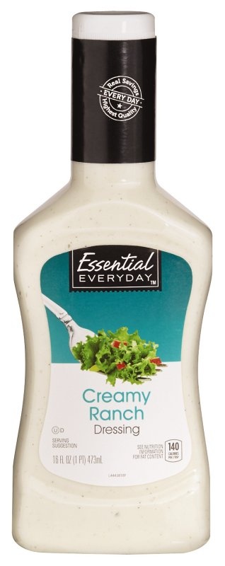 slide 1 of 1, Essential Everyday Creamy Ranch Dressing, 16 fl oz