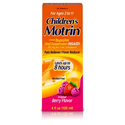 Children's Motrin Ibuprofen Kids Medicine, Berry Flavored, 4 fl. oz