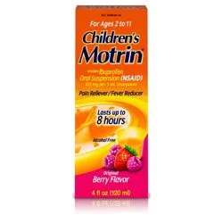 Children's Motrin Ibuprofen Kids Medicine, Berry Flavored, 4 fl. oz