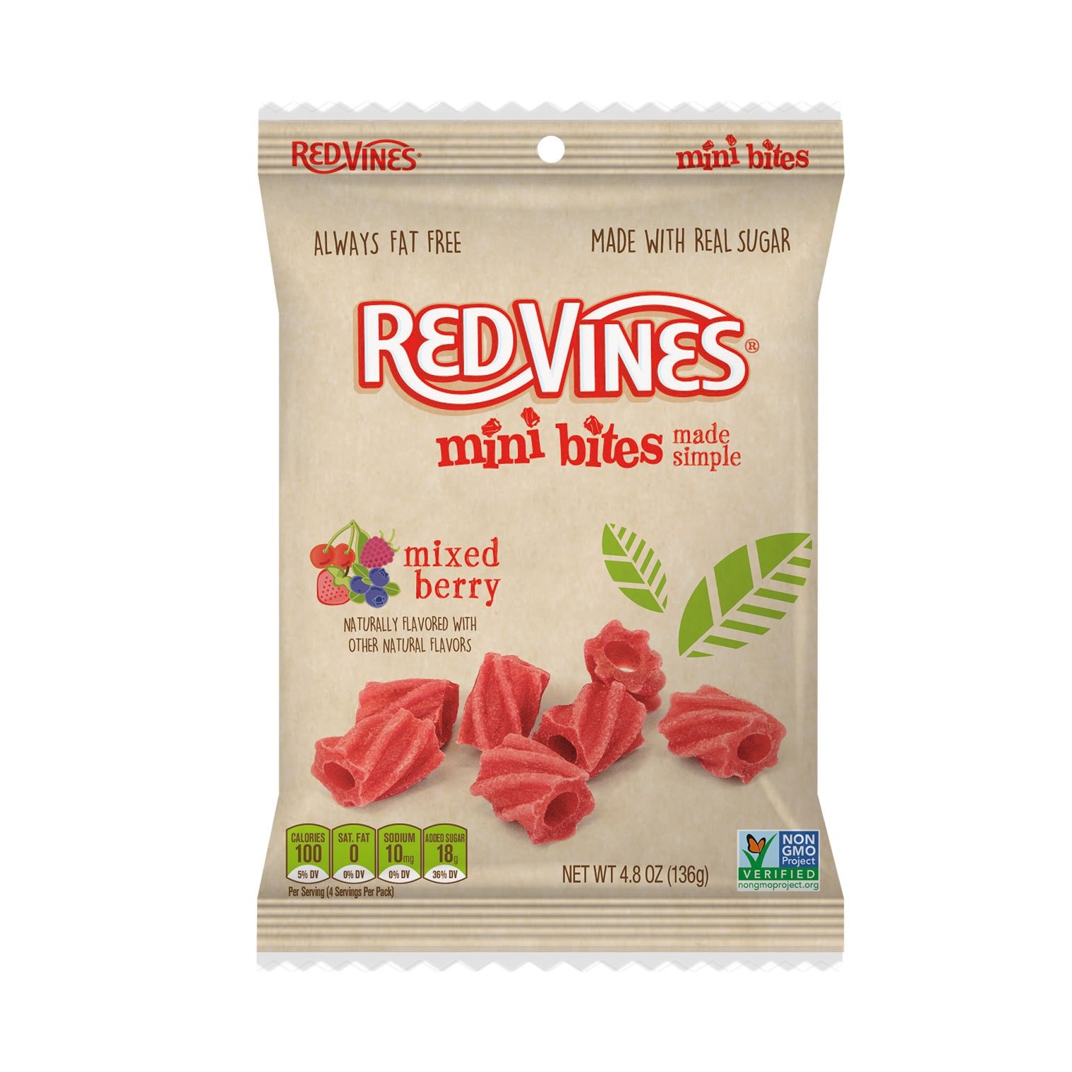 Red Vines Candy Mixed Berry Mini Bites 4.8 oz Shipt